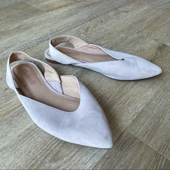 Madewell ‘Ava’ Slingback Suede Flat in Antique Purple - Picture 3 of 13